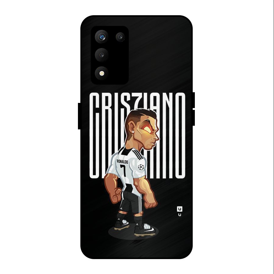 Soccer Star Metal Back Case for realme 9 5G SE