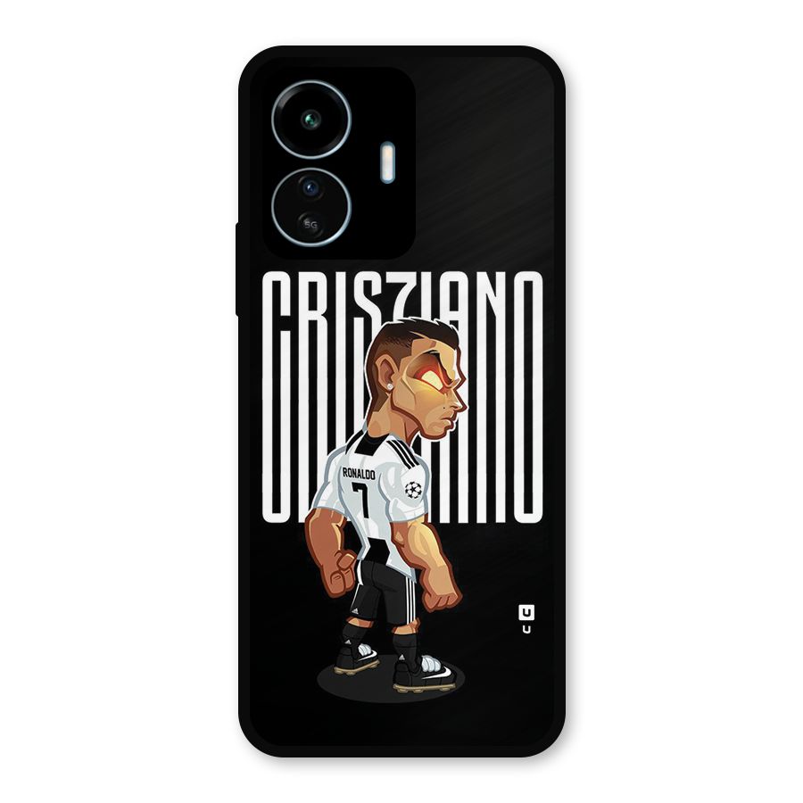 Soccer Star Metal Back Case for vivo iQOO Z6 Lite 5G
