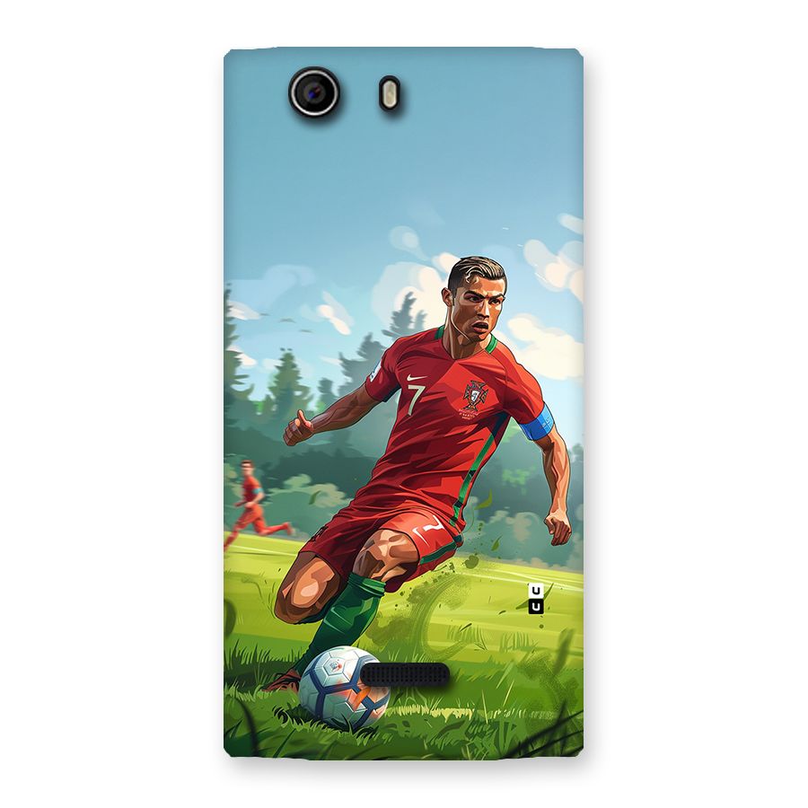 Soccer Star Playing Back Case for Canvas Nitro 2 E311