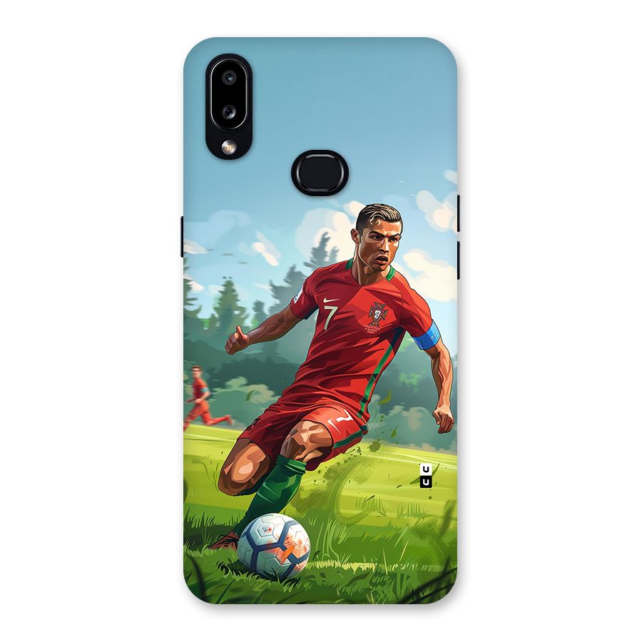 Soccer Star Playing Back Case for Galaxy A10s