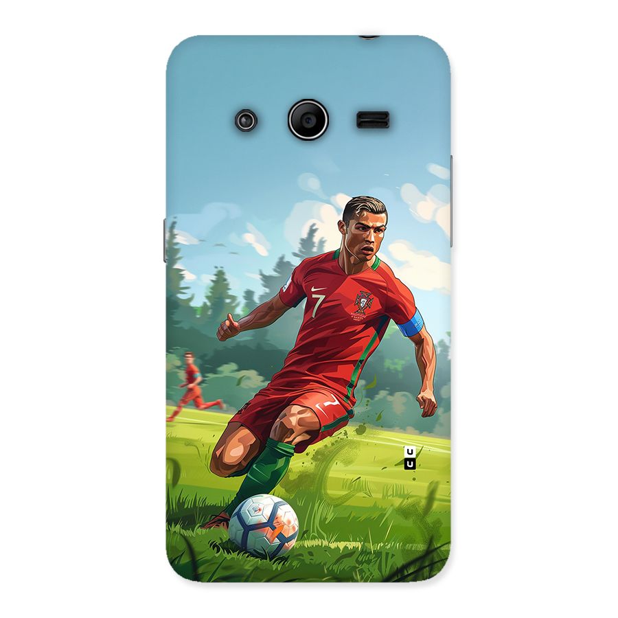 Soccer Star Playing Back Case for Galaxy Core 2