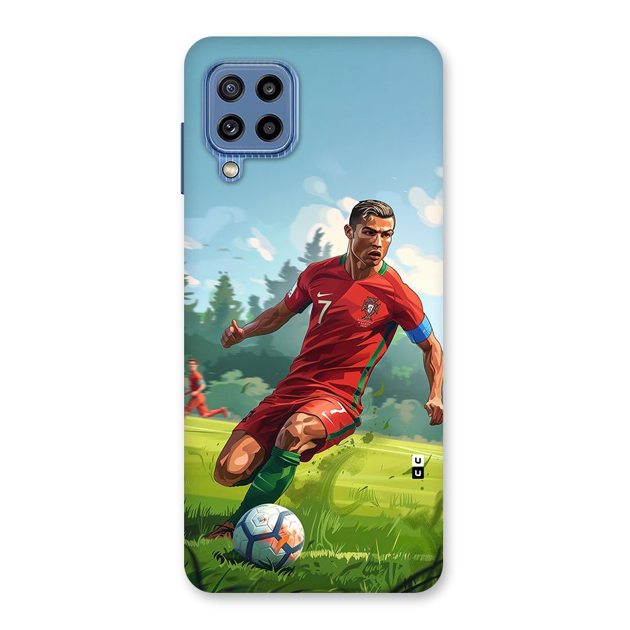 Soccer Star Playing Back Case for Galaxy M32