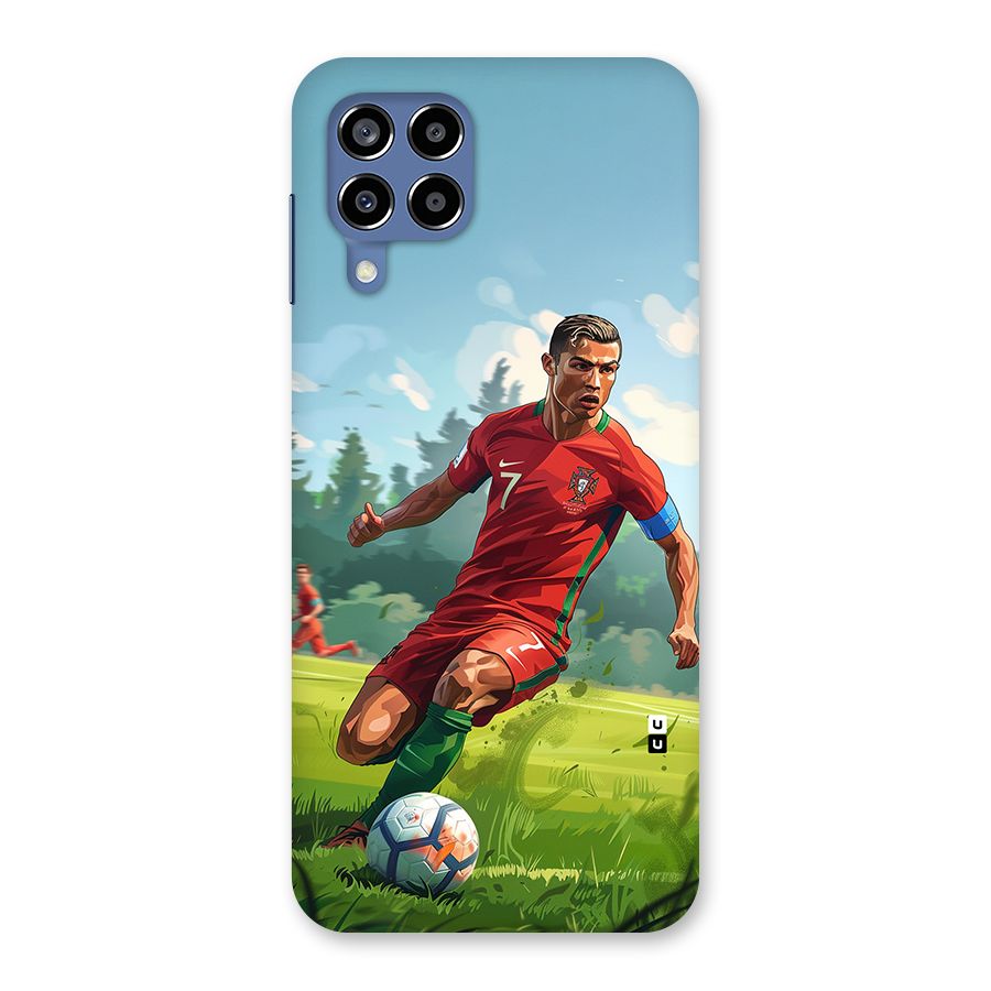 Soccer Star Playing Back Case for Galaxy M53 5G