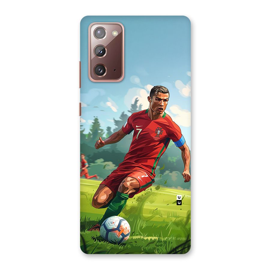 Soccer Star Playing Back Case for Galaxy Note 20