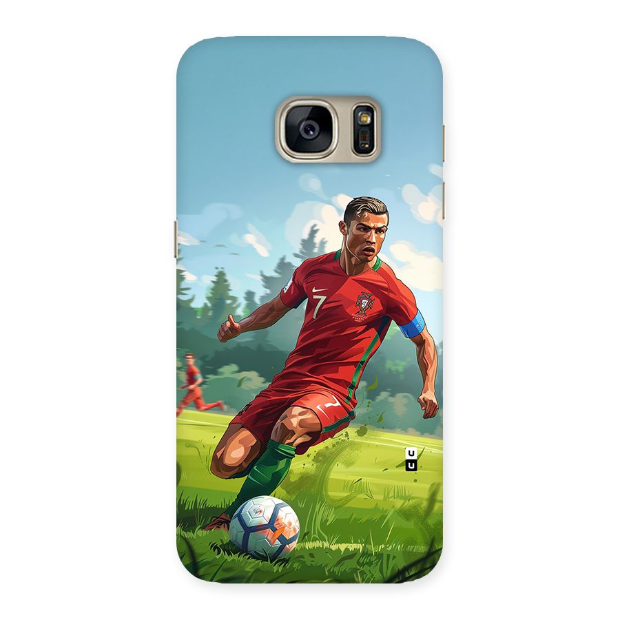 Soccer Star Playing Back Case for Galaxy S7