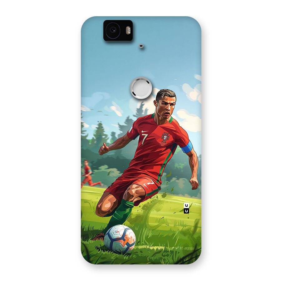Soccer Star Playing Back Case for Google Nexus 6P