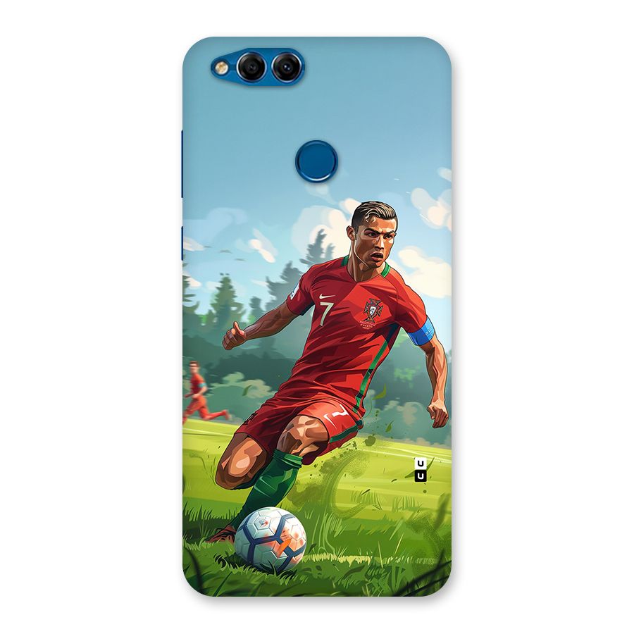 Soccer Star Playing Back Case for Honor 7X