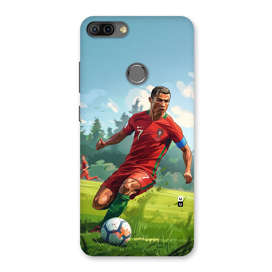 Soccer Star Playing Back Case for Infinix Hot 6 Pro