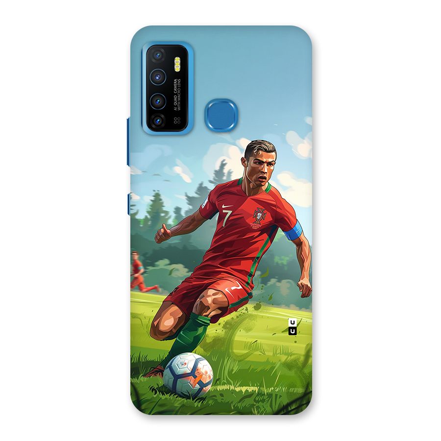 Soccer Star Playing Back Case for Infinix Hot 9