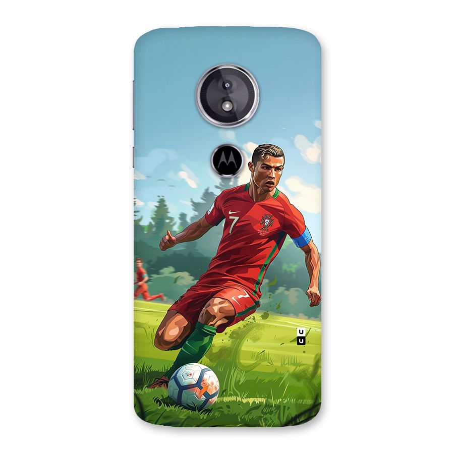 Soccer Star Playing Back Case for Moto E5