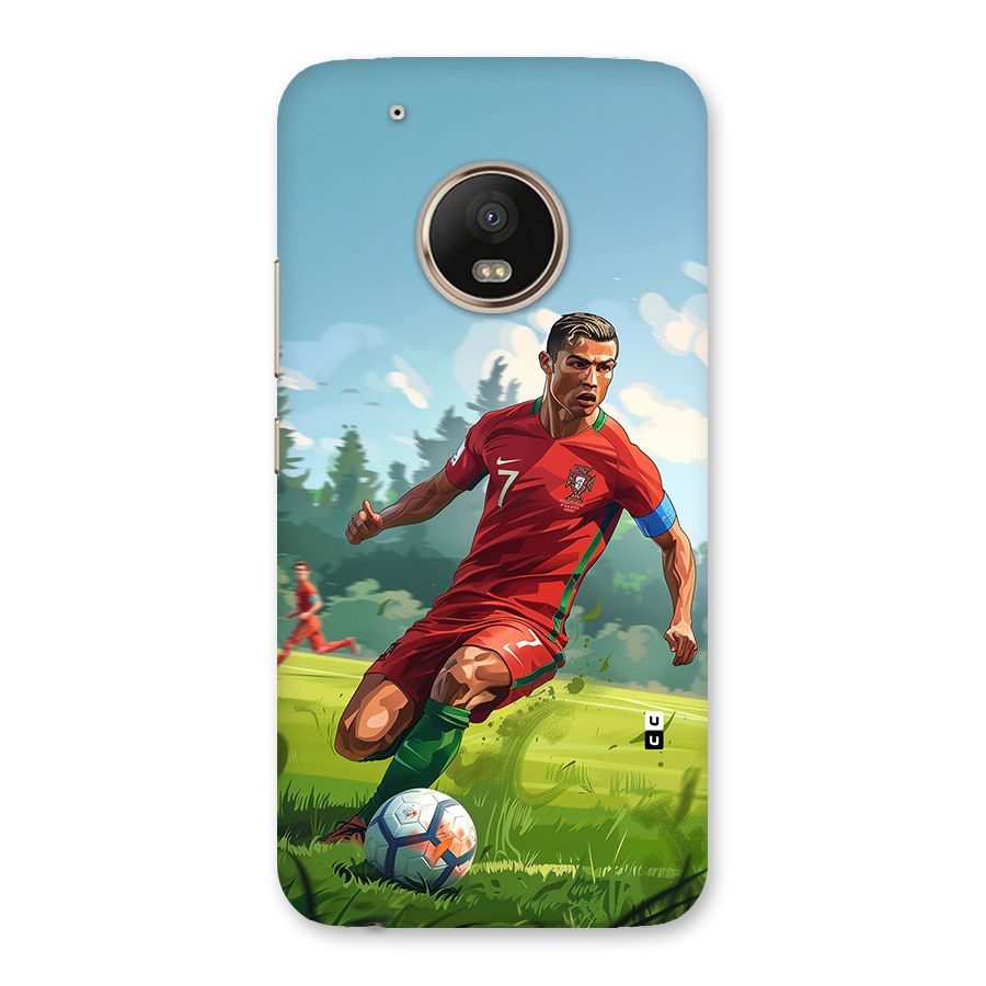 Soccer Star Playing Back Case for Moto G5 Plus