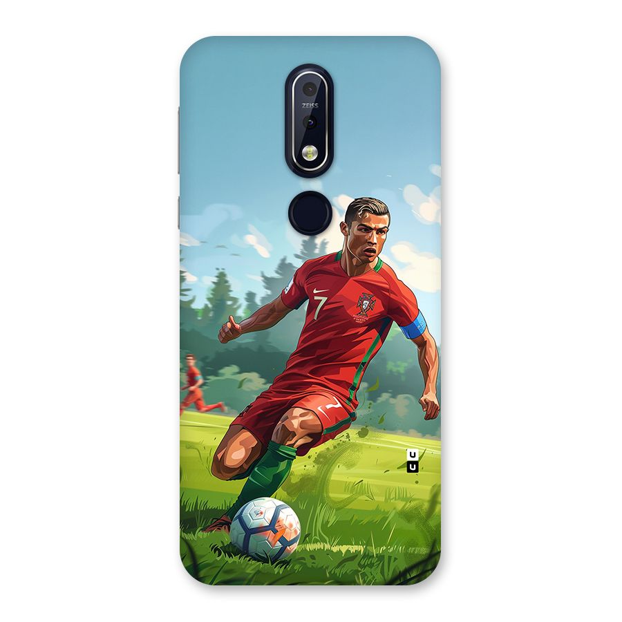 Soccer Star Playing Back Case for Nokia 7.1