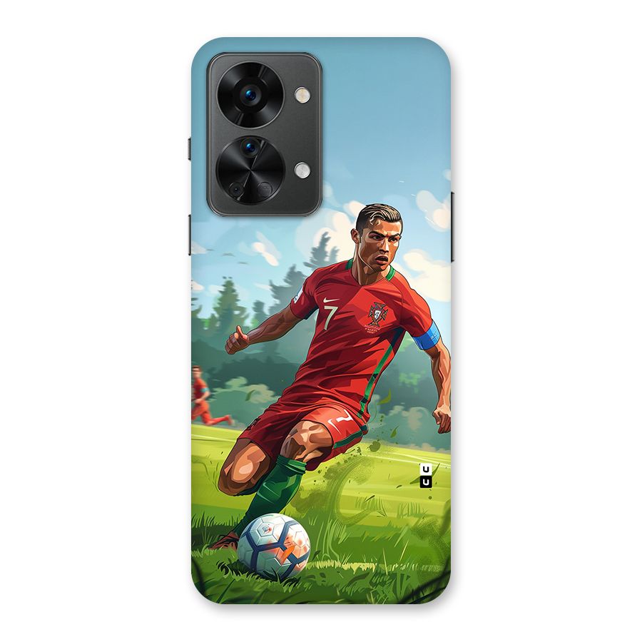 Soccer Star Playing Back Case for OnePlus Nord 2T