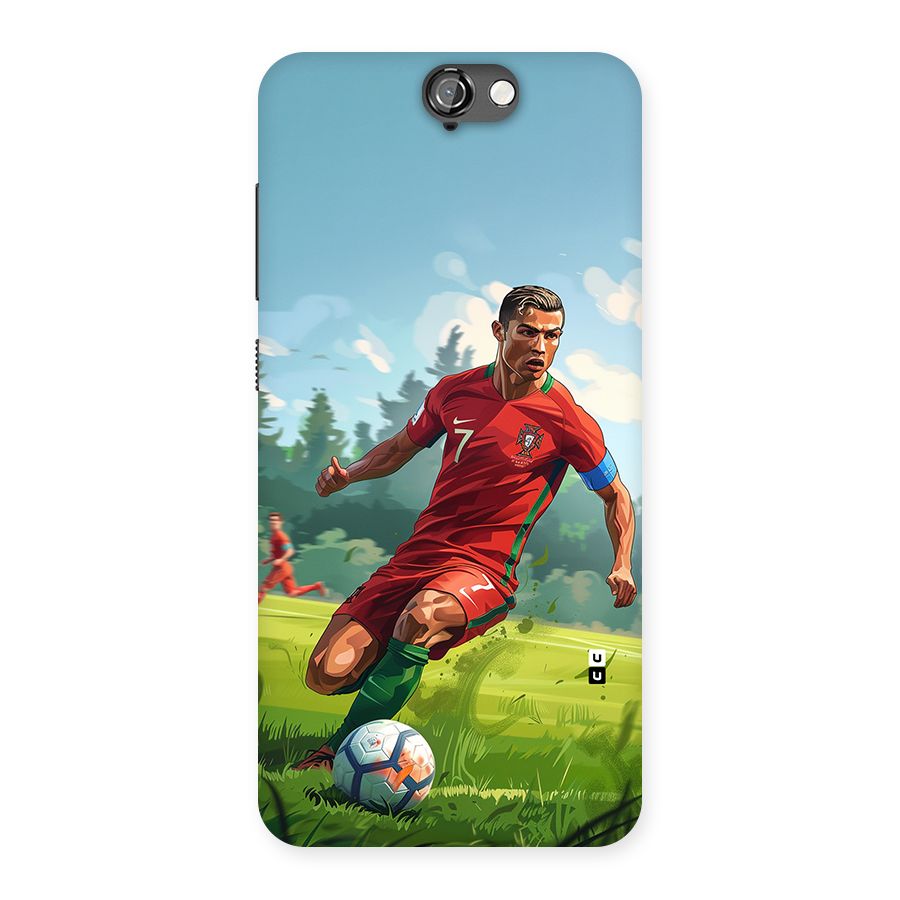 Soccer Star Playing Back Case for One A9