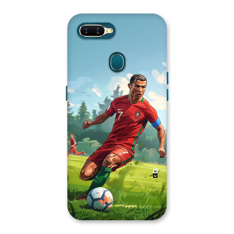 Soccer Star Playing Back Case for Oppo A12
