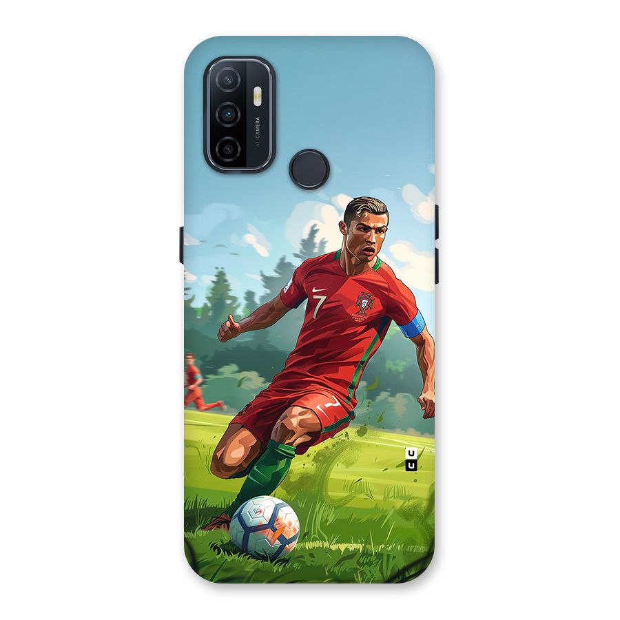 Soccer Star Playing Back Case for Oppo A32