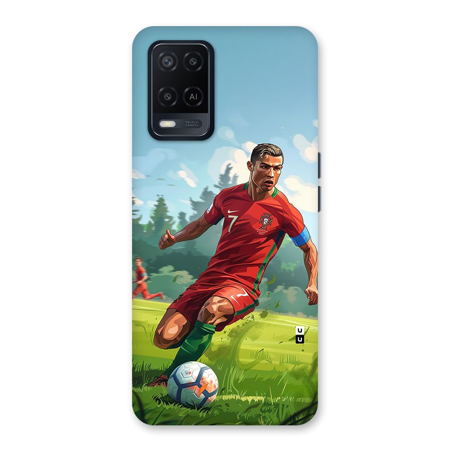 Soccer Star Playing Back Case for Oppo A54