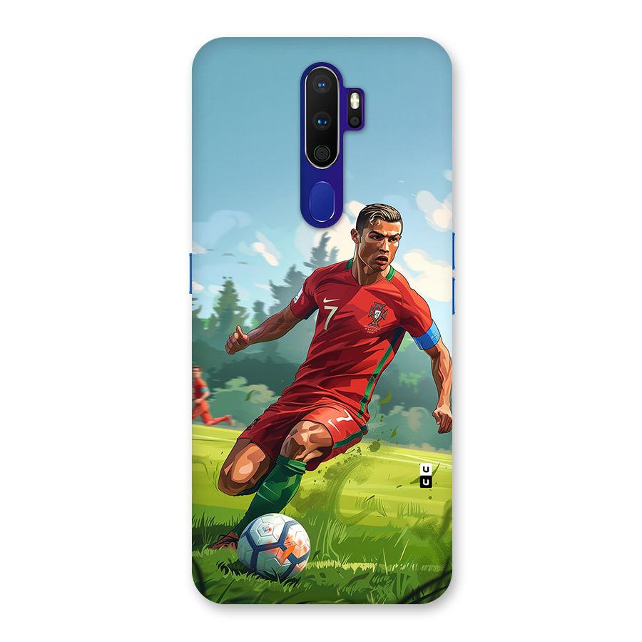 Soccer Star Playing Back Case for Oppo A9 (2020)