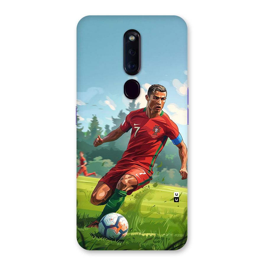 Soccer Star Playing Back Case for Oppo F11 Pro