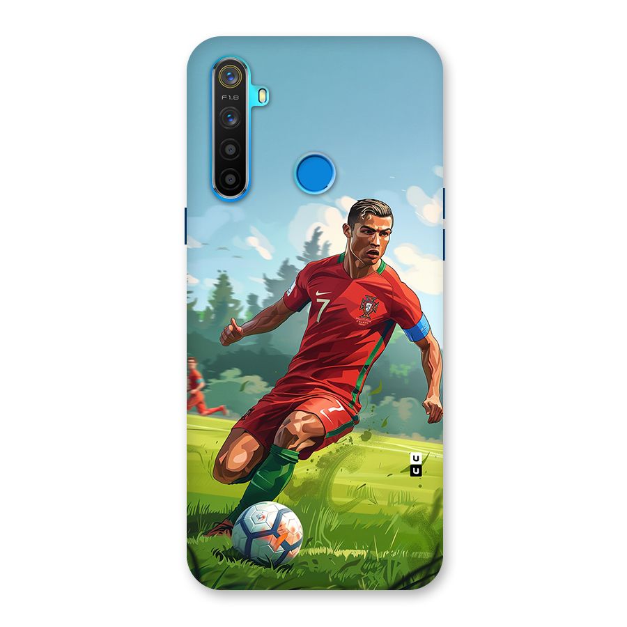 Soccer Star Playing Back Case for Realme 5s