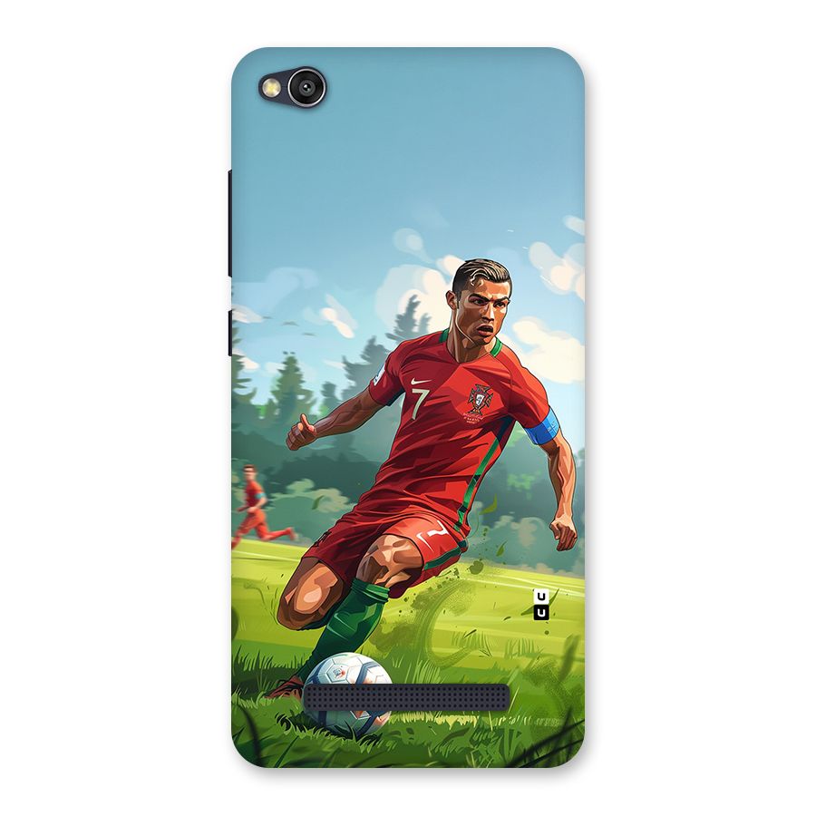 Soccer Star Playing Back Case for Redmi 4A