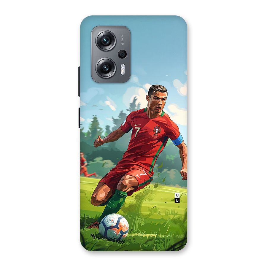 Soccer Star Playing Back Case for Redmi K50i