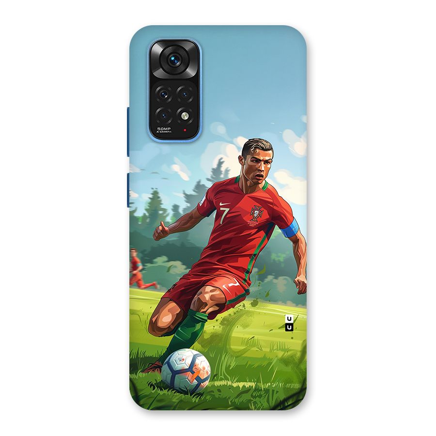 Soccer Star Playing Back Case for Redmi Note 11