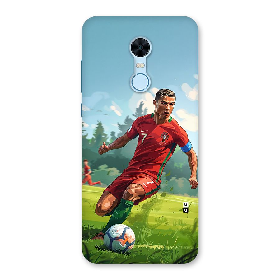 Soccer Star Playing Back Case for Redmi Note 5