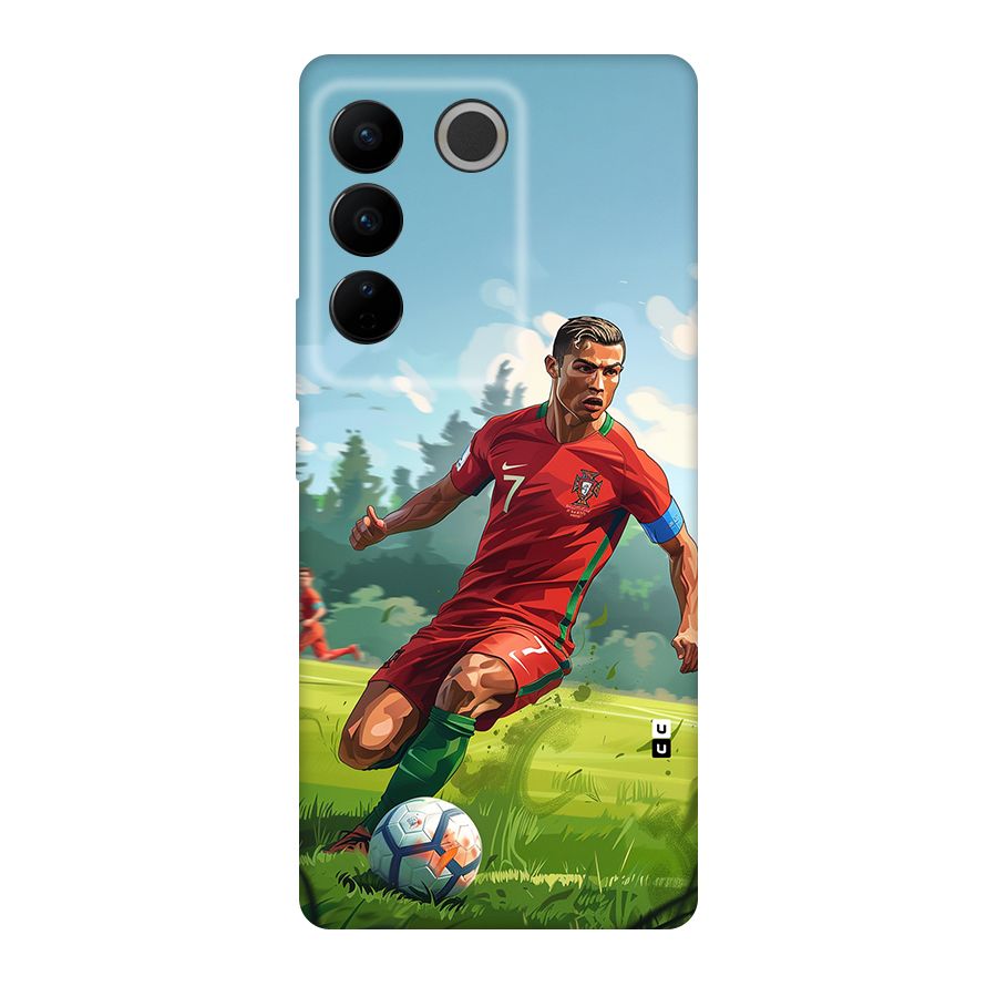 Soccer Star Playing Back Case for Vivo V27