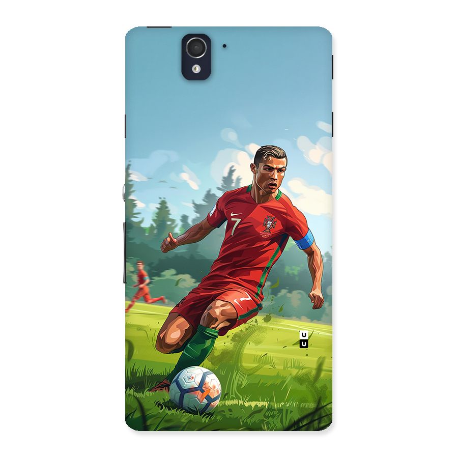 Soccer Star Playing Back Case for Xperia Z
