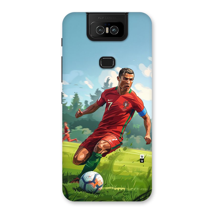 Soccer Star Playing Back Case for Zenfone 6z