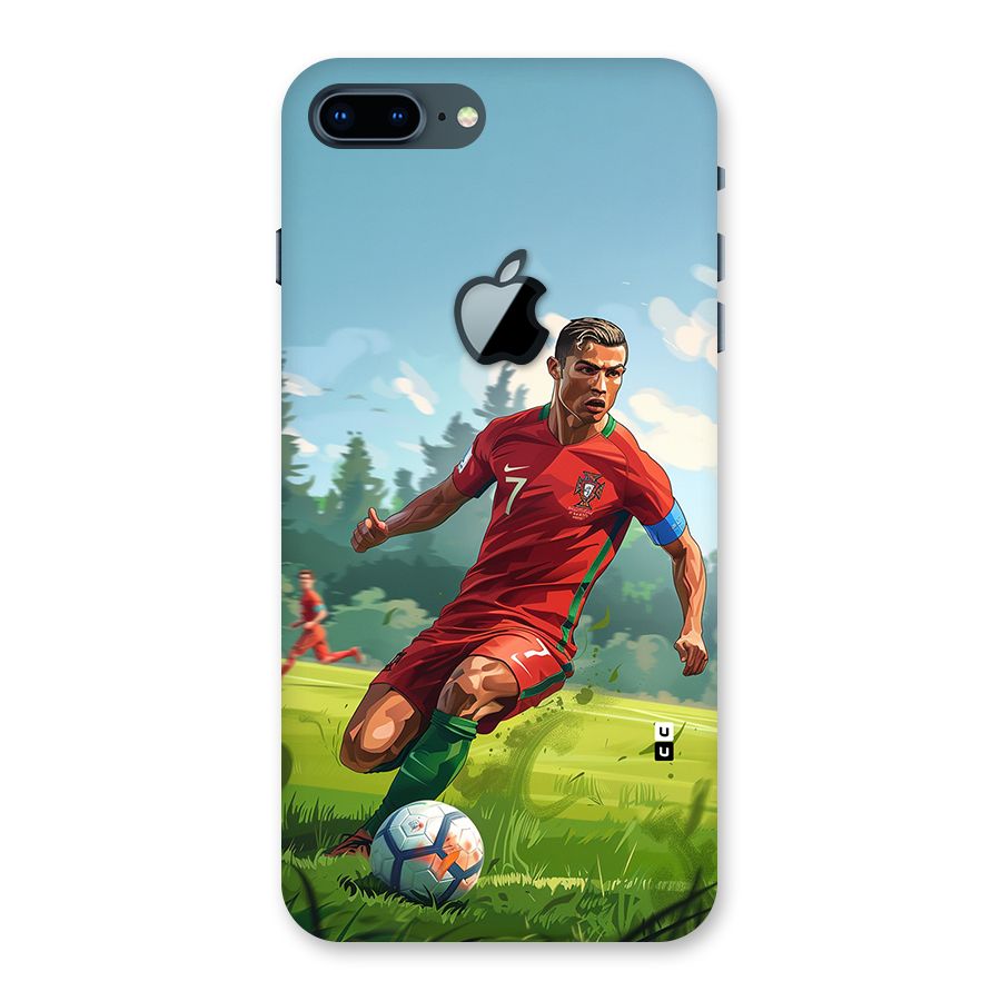 Soccer Star Playing Back Case for iPhone 7 Plus Apple Cut