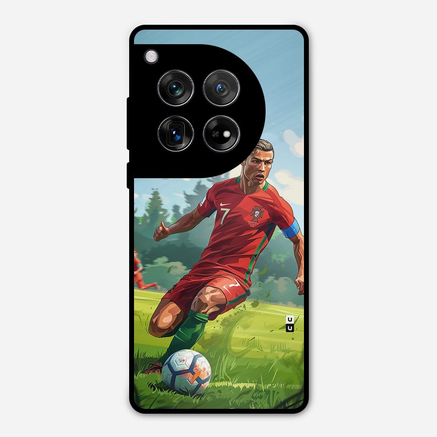 Soccer Star Playing Metal Back Case for OnePlus 12