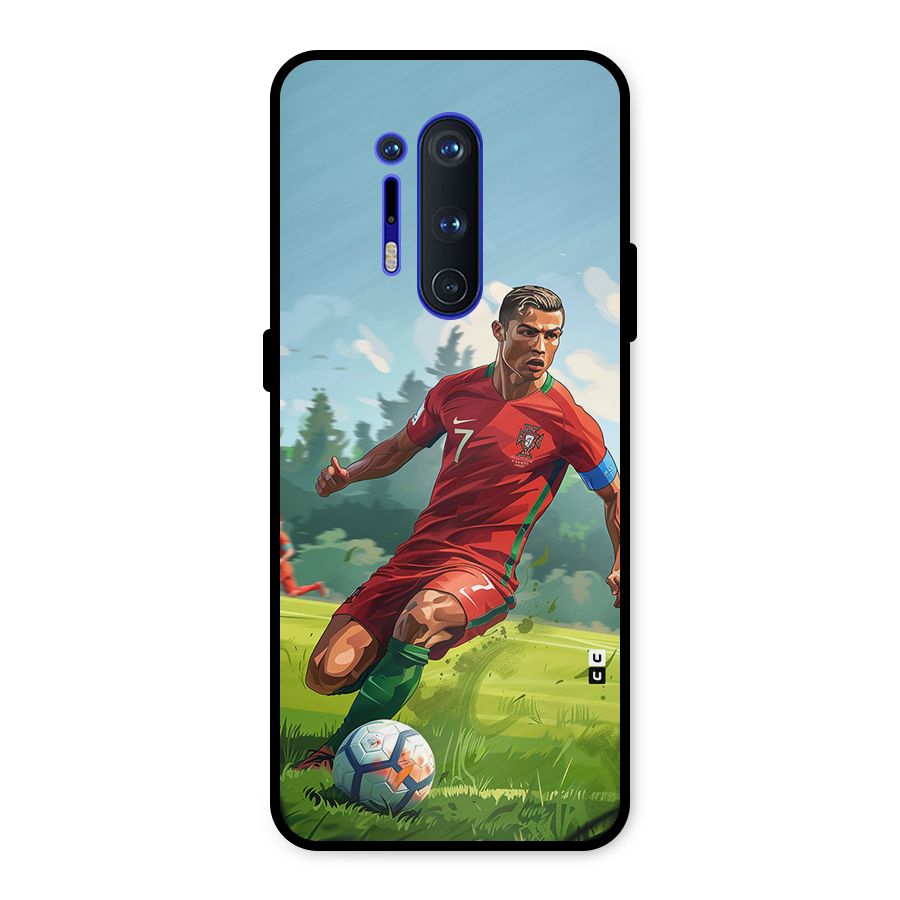 Soccer Star Playing Metal Back Case for OnePlus 8 Pro