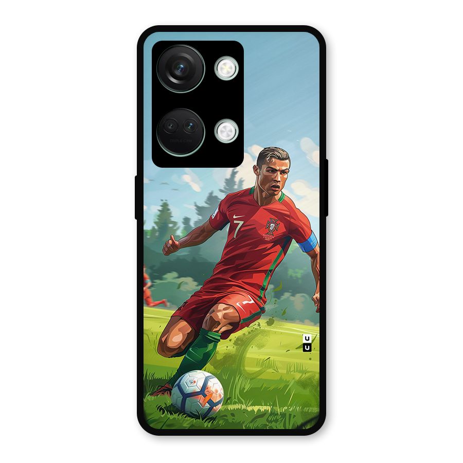 Soccer Star Playing Metal Back Case for OnePlus Nord 3