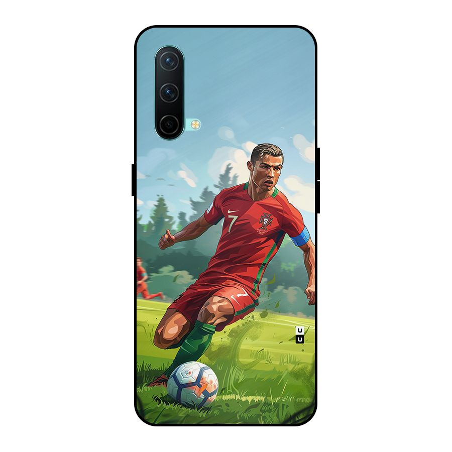 Soccer Star Playing Metal Back Case for OnePlus Nord CE 5G