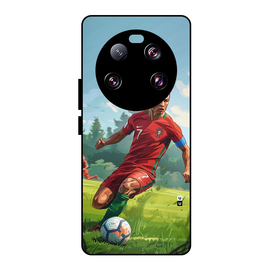 Soccer Star Playing Metal Back Case for Xiaomi 13 Ultra