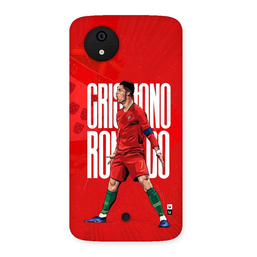 Soccer Star Roar Back Case for Canvas A1  AQ4501