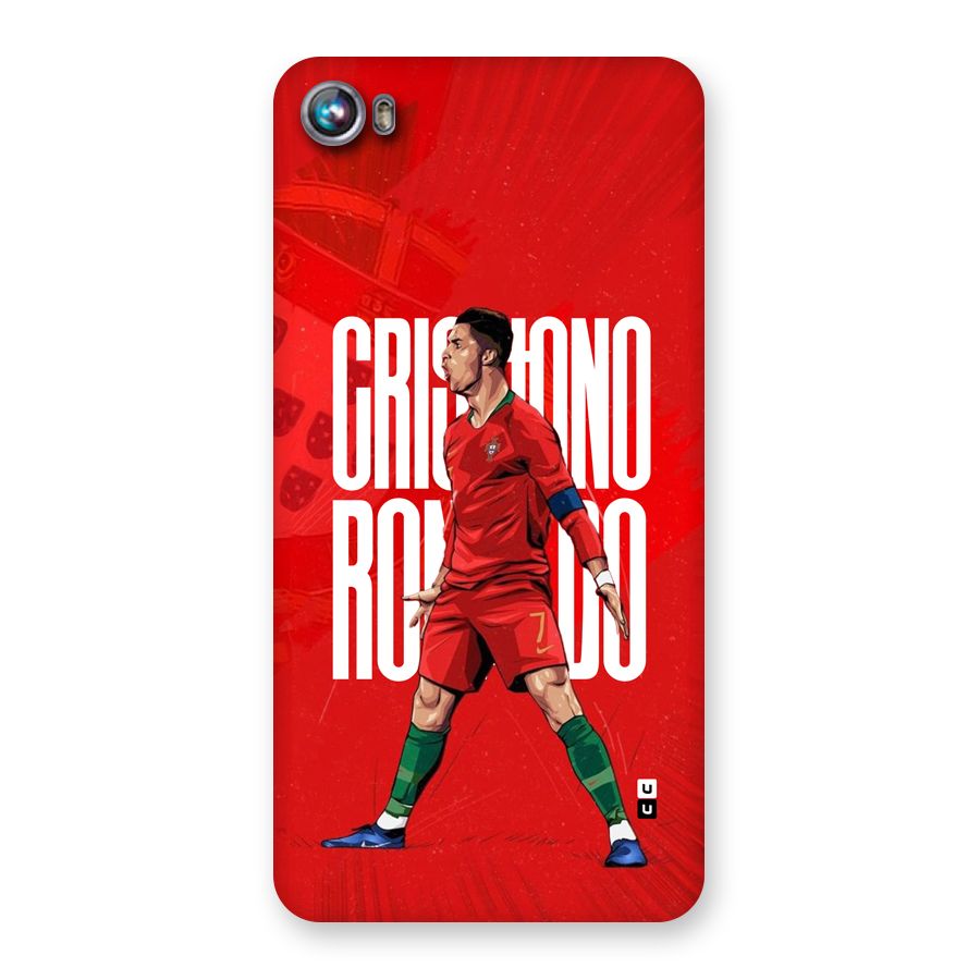 Soccer Star Roar Back Case for Canvas Fire 4 (A107)