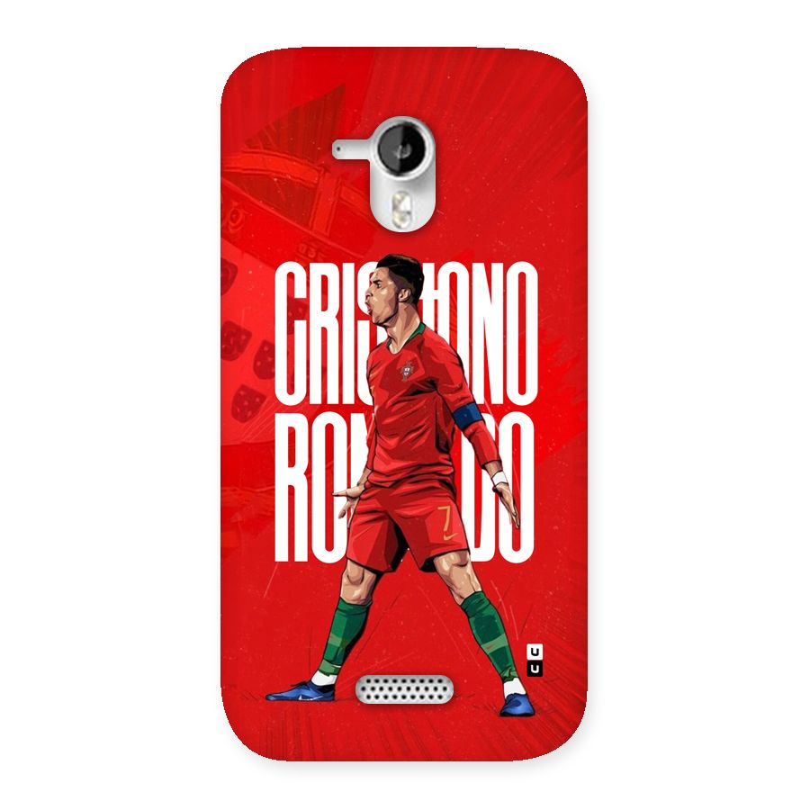 Soccer Star Roar Back Case for Canvas HD A116