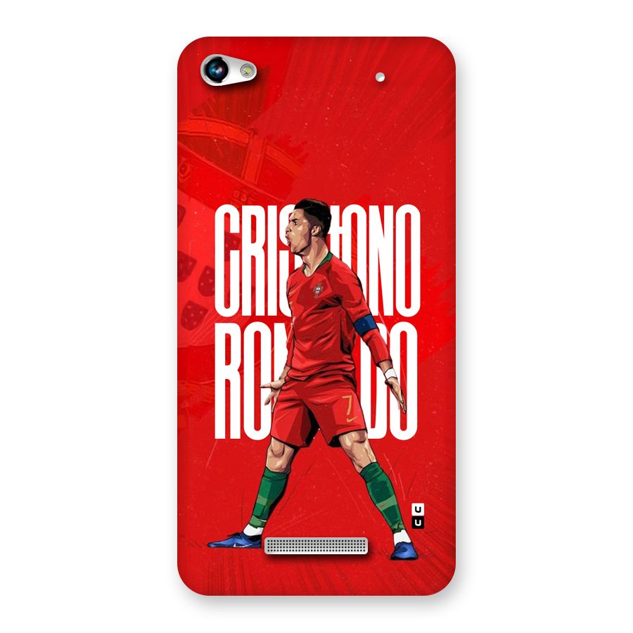 Soccer Star Roar Back Case for Canvas Hue 2 A316