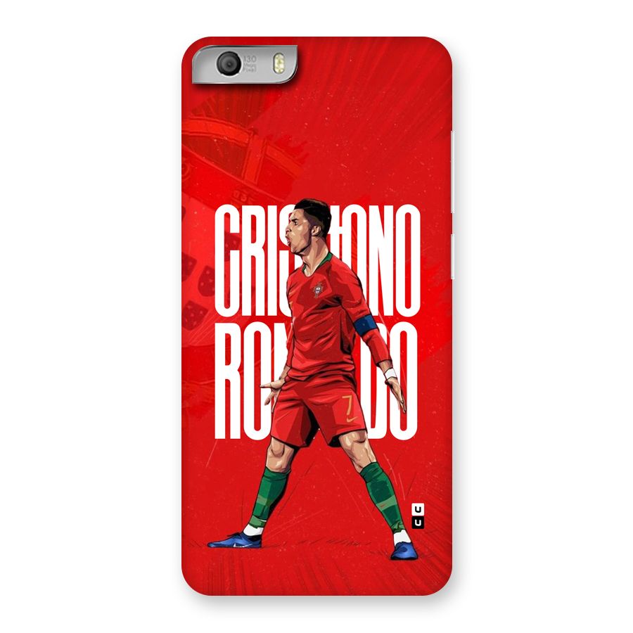 Soccer Star Roar Back Case for Canvas Knight 2