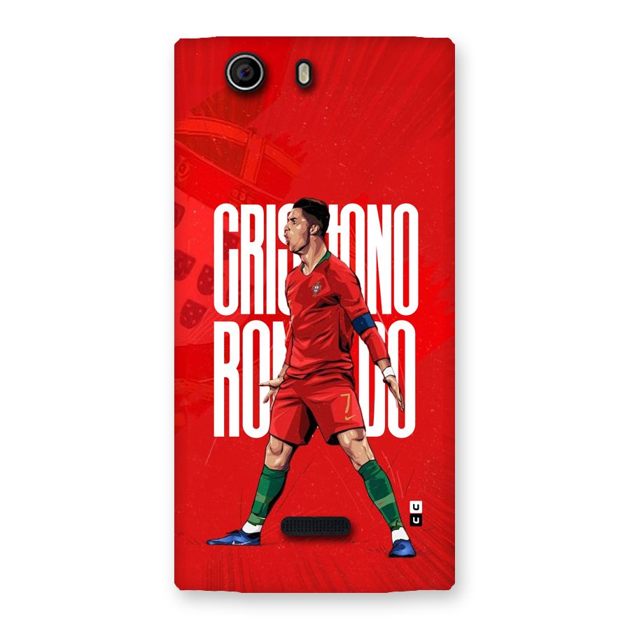 Soccer Star Roar Back Case for Canvas Nitro 2 E311