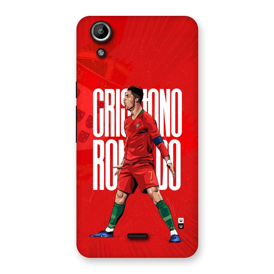 Soccer Star Roar Back Case for Canvas Selfie Lens Q345