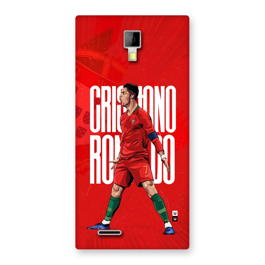 Soccer Star Roar Back Case for Canvas Xpress A99