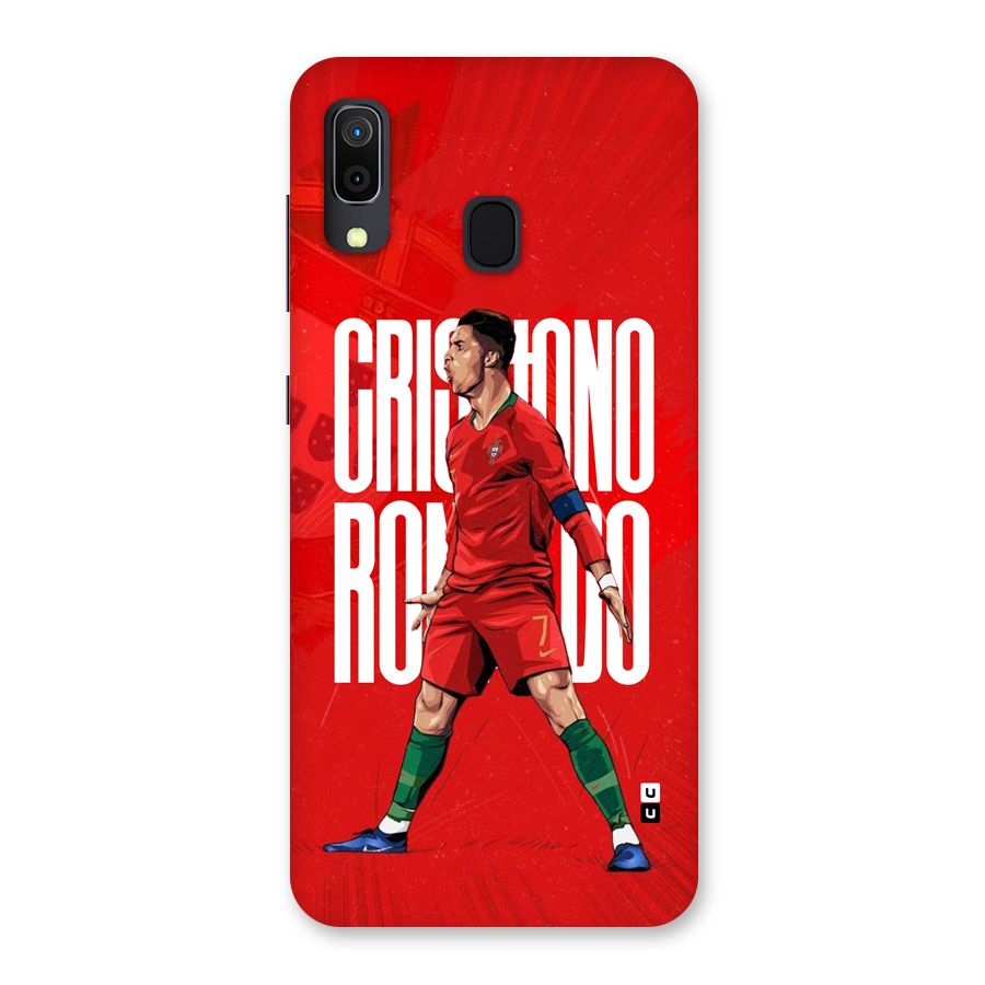Soccer Star Roar Back Case for Galaxy A20