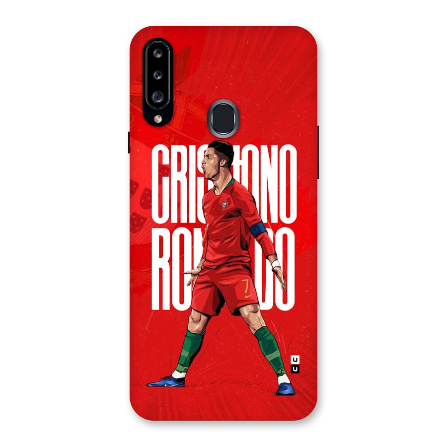 Soccer Star Roar Back Case for Galaxy A20s