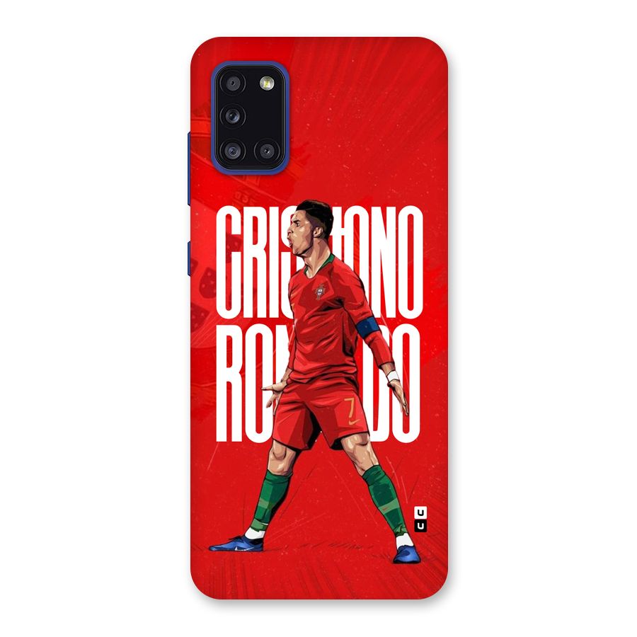 Soccer Star Roar Back Case for Galaxy A31