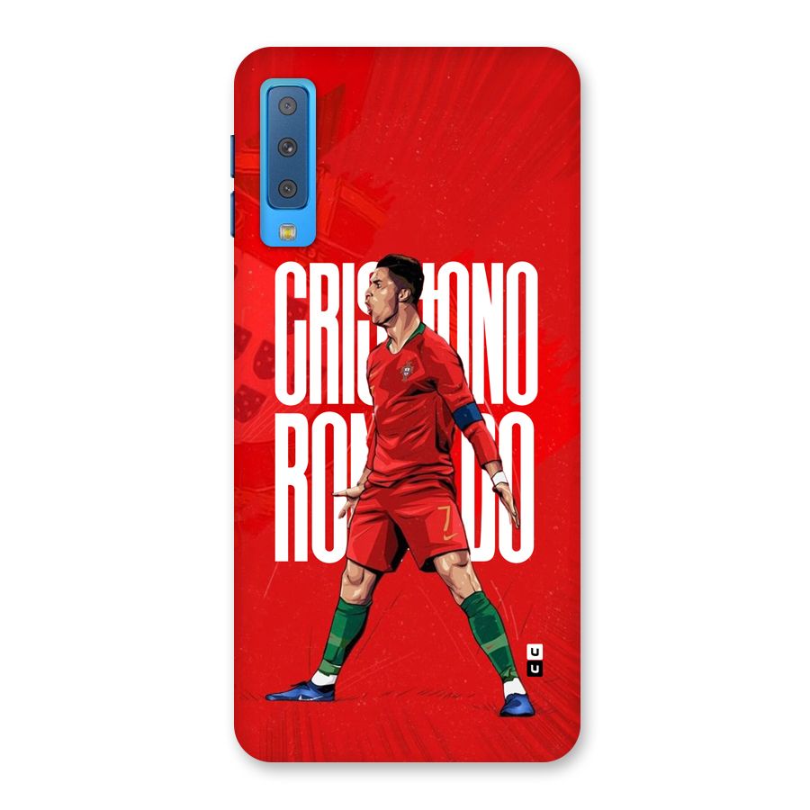 Soccer Star Roar Back Case for Galaxy A7 (2018)