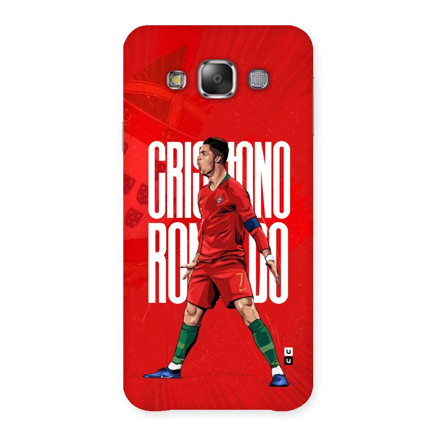 Soccer Star Roar Back Case for Galaxy E7